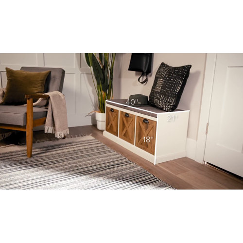 Sand & Stable Kenia Drawers Storage Bench & Reviews Wayfair